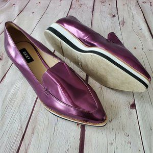 DKNY Metallic Purple Slip on Shoes Size 9 M